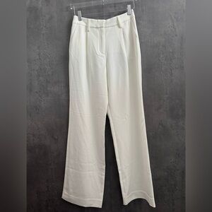 Reformation Ivory Pants Trousers size 4 B690